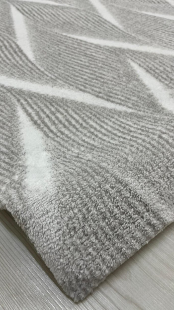 Işın Model Welsoft Halı Örtüsü Açık Gri Renk