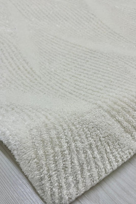 Işın Model Welsoft Halı Örtüsü Krem Renk