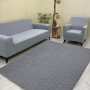Labyrinth Model Welsoft Carpet Cover Dark Gray Color