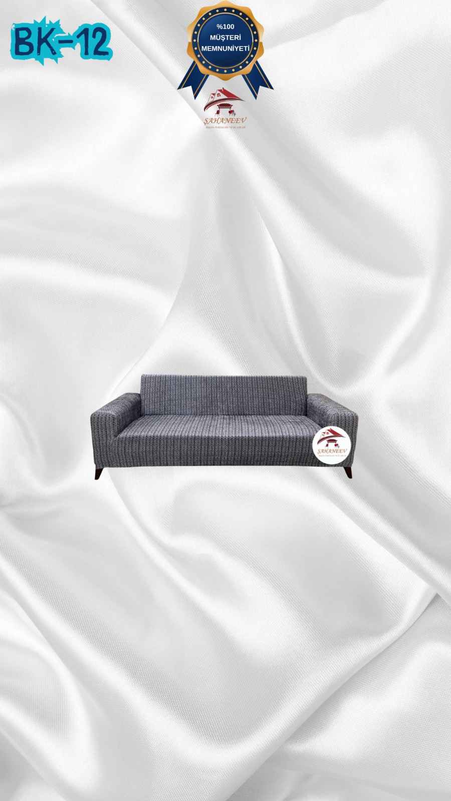 Desenli Baskılı Kadife Giydirme Koltuk Kılıfı - Elastik Esnek Koltuk Takımı Koruyucu Set Model BK-12 Renk 2'li Set (1 Parça) Özel Ölçü