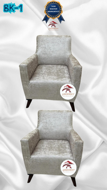 Desenli Baskılı Kadife Giydirme Koltuk Kılıfı - Elastik Esnek Koltuk Takımı Koruyucu Set Model BK-01 Renk 1+1 (2 Parça Set)