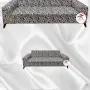 Patterned Printed Velvet Dressing Sofa Cover - Elastic Flexible Sofa Set Protector Set Model BK-06 Color 3+2+2 (3 Piece Set)