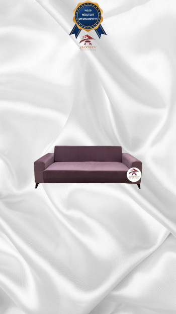 İtalyan Süet Kumaş Elastik Esnek Koruyucu Giydirme Koltuk Örtüsü Gülkurusu Renk 2'li Set (1 Parça)