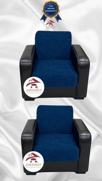 Baby Face Fabric Armless Sofa Cover - Elastic Velvet Sofa Protector Teal Color 1+1 (2 Piece Set)