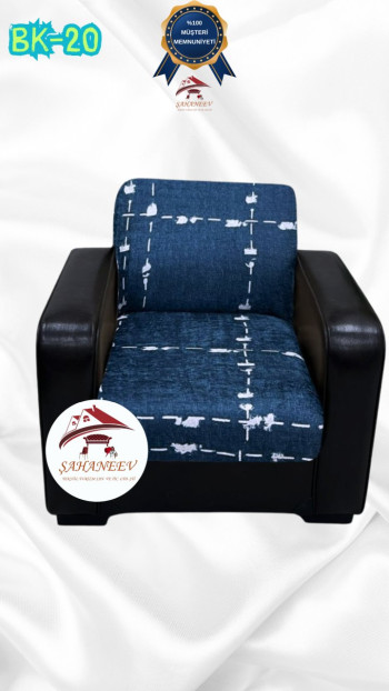 Patterned Printed Velvet Armless Sofa Cover - Elastic Flexible Sofa Set Protector Set Model BK-20 Color Single (1 Piece)