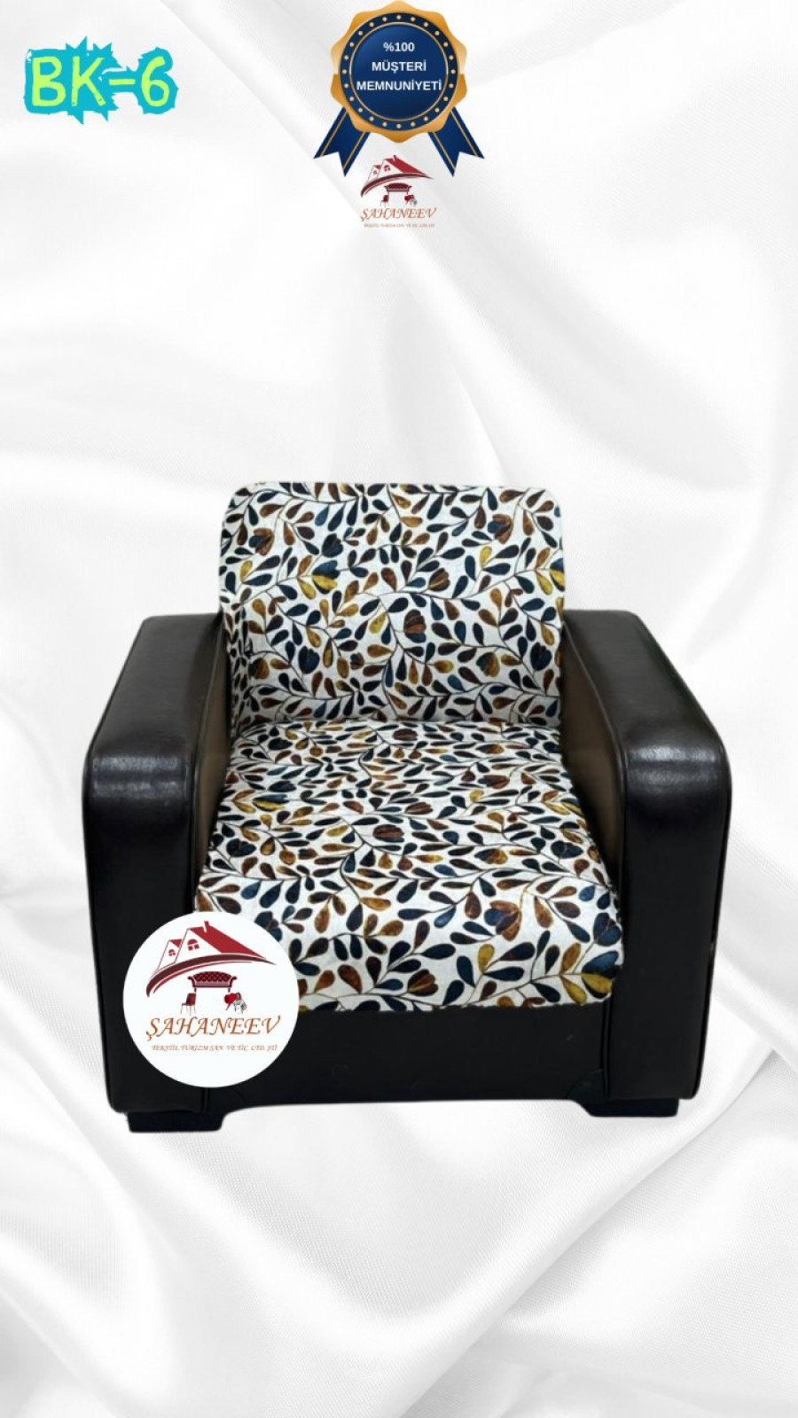 Desenli Baskılı Kadife Kolsuz Koltuk Kılıfı - Elastik Esnek Koltuk Takımı Koruyucu Set Model BK-06 Renk Tekli (1 Parça) Özel Ölçü