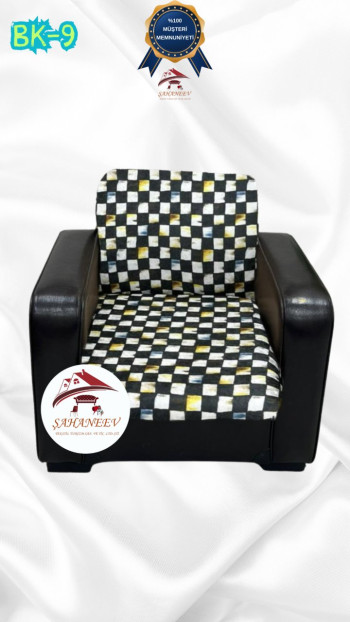 Desenli Baskılı Kadife Kolsuz Koltuk Kılıfı - Elastik Esnek Koltuk Takımı Koruyucu Set Model BK-09 Renk Tekli (1 Parça)