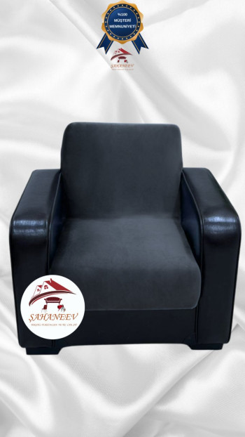 Italian Suede Fabric Elastic Flexible Protective Armless Sofa Cover Anthracite Color Single (1 Piece)