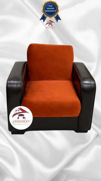 Italian Suede Fabric Elastic Flexible Protective Armless Sofa Cover Brick Color Single (1 Piece)