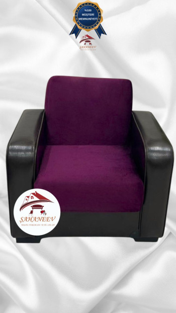 Italian Suede Fabric Elastic Flexible Protective Armless Sofa Cover Purple Color Single (1 Piece)