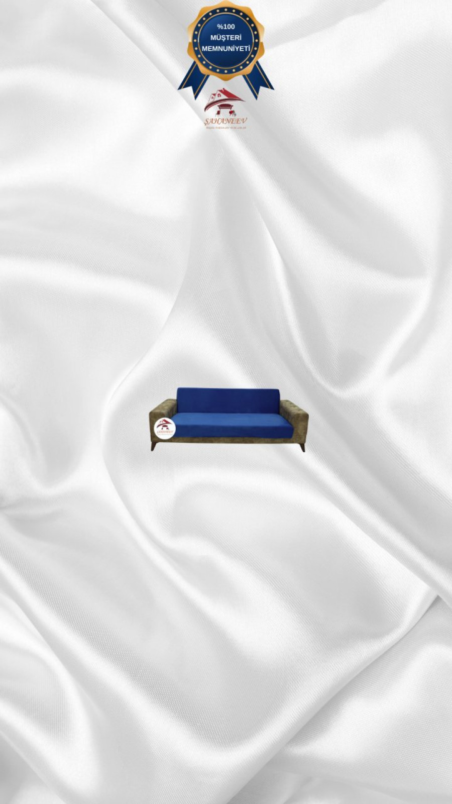 İtalyan Süet Kumaş Elastik Esnek Koruyucu Kolsuz Koltuk Örtüsü Petrol Renk 2'li Set (1 Parça)