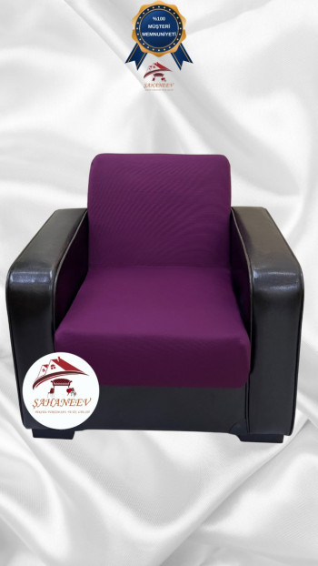 Micro Fabric Elastic Armless Sofa Cover - Non-Slip Elastic Sofa Protector Fuchsia Color Single (1 Piece)