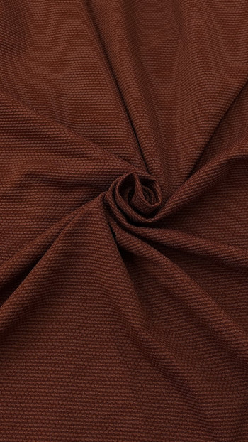 Micro Fabric Elastic Armless Sofa Cover - Non-Slip Elastic Sofa Protector Brick Color 3+3+1 (3 Piece Set)