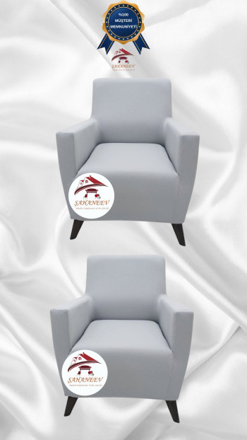 Mikro Kumaş Lastikli Giydirme Koltuk Örtüsü - Kaymaz Elastik Koltuk Koruyucu Açık Gri Renk 1+1 (2 Parça Set)