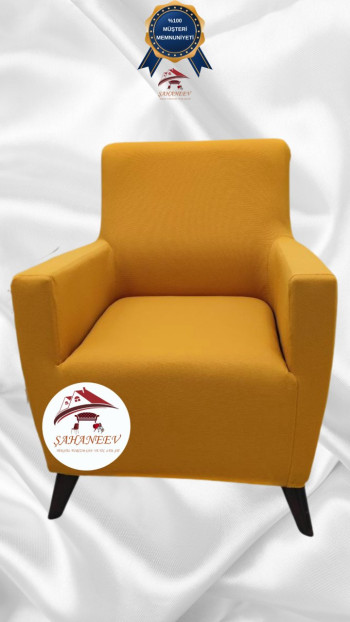 Micro Fabric Elastic Sofa Cover - Non-Slip Elastic Sofa Protector Mustard Color Single (1 Piece)