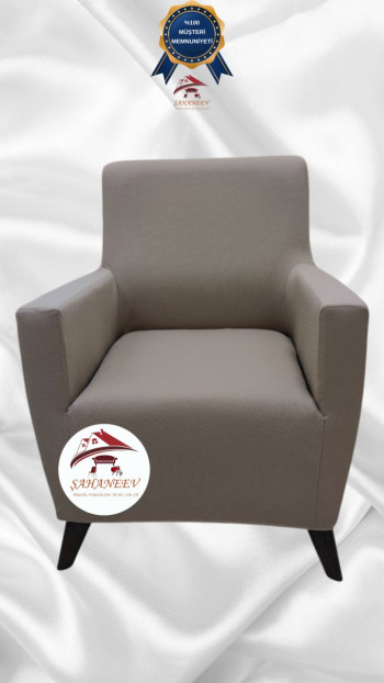 Mikro Kumaş Lastikli Giydirme Koltuk Örtüsü - Kaymaz Elastik Koltuk Koruyucu Vizon Renk Tekli (1 Parça)