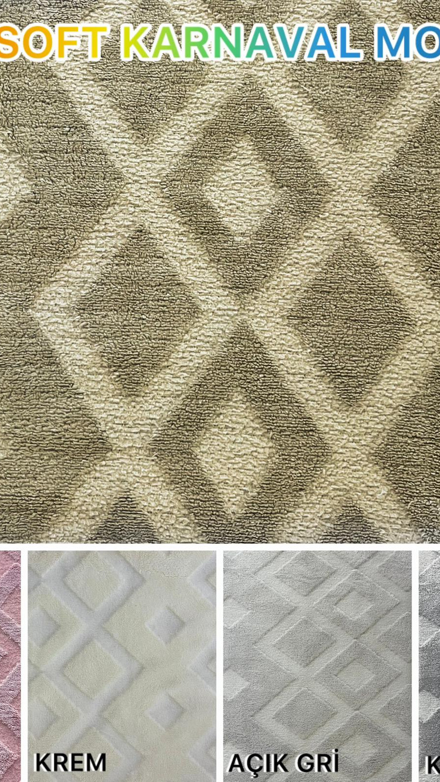 Karnaval Model Welsoft Yatak Koruyucu Set - Kış Aylarının Vazgeçilmez Yumuşak Örtüsü Vizon Renk