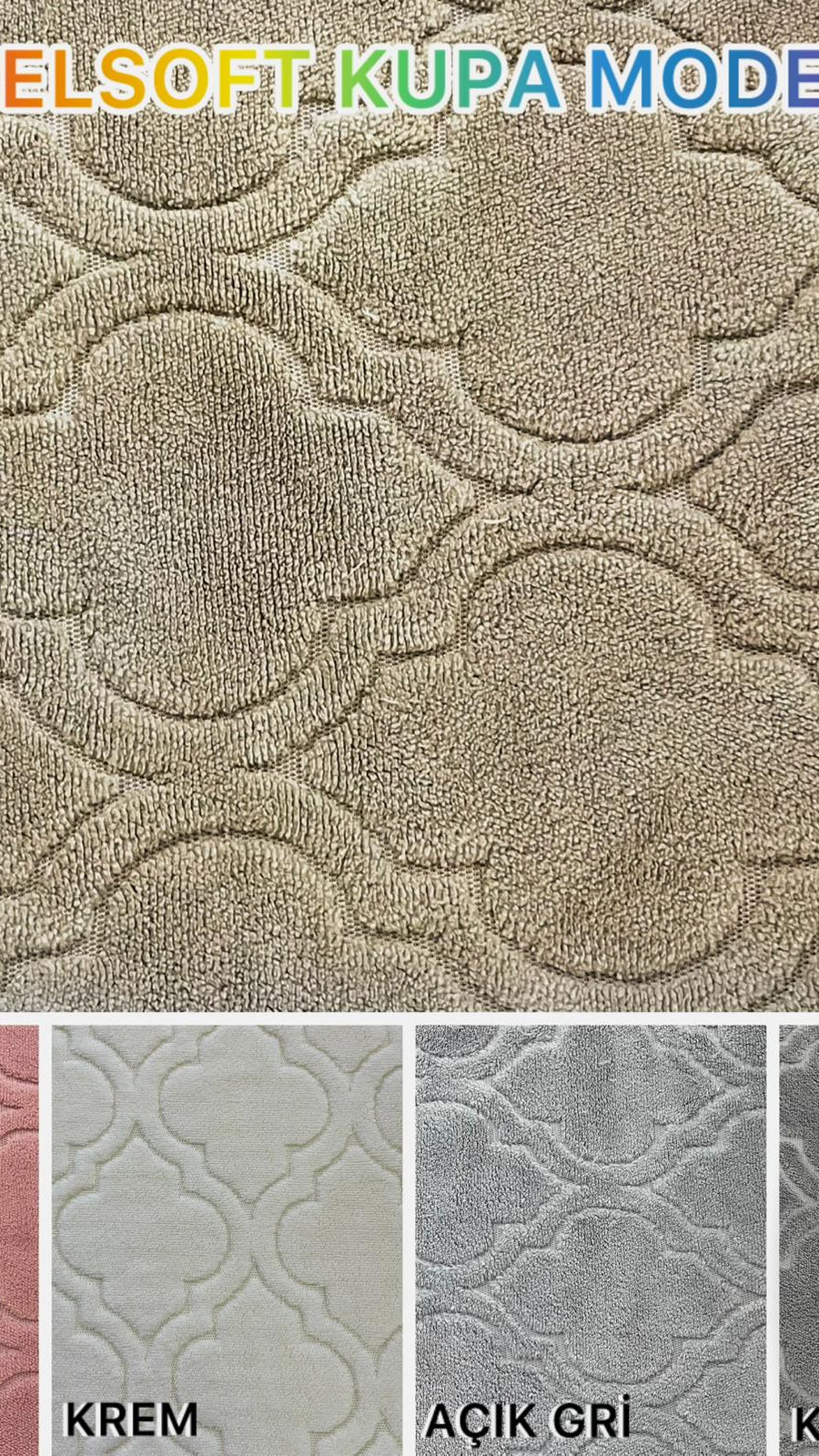 Kupa Model Welsoft Yatak Koruyucu Set - Kış Aylarının Vazgeçilmez Yumuşak Örtüsü Pudra Renk