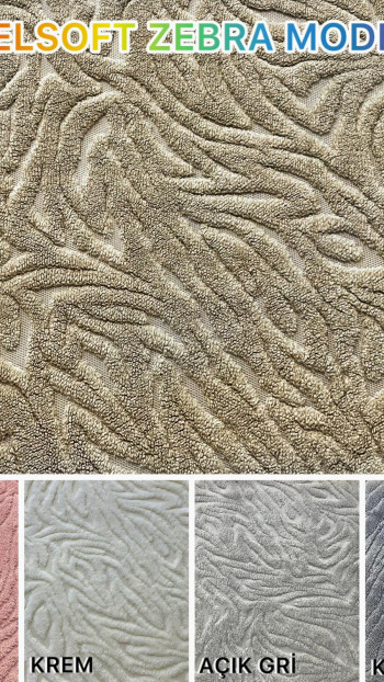 Zebra Model Welsoft Yatak Koruyucu Set - Kış Aylarının Vazgeçilmez Yumuşak Örtüsü Açık Gri Renk